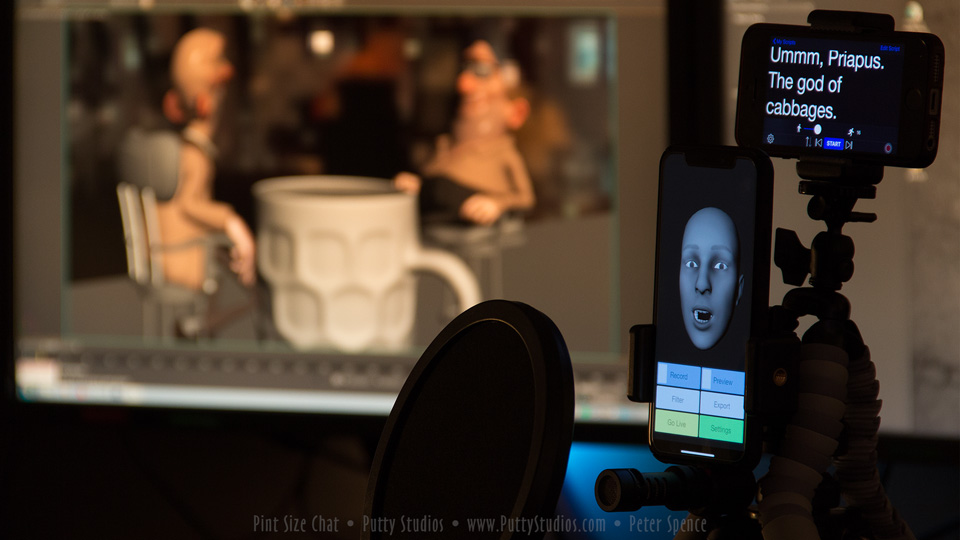 Pint Size Chat: Facial motion capture system